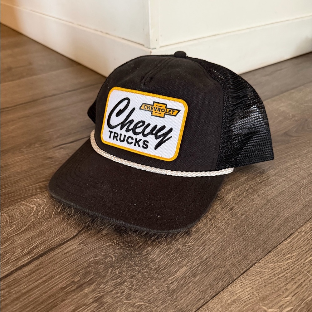 Chevrolet Chevy Trucks Mesh Snapback Trucker Hat Cap Rope Trim